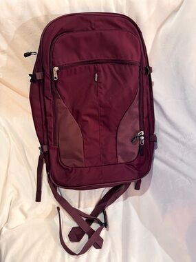 Burgundy Travel Backpack - EBAGS